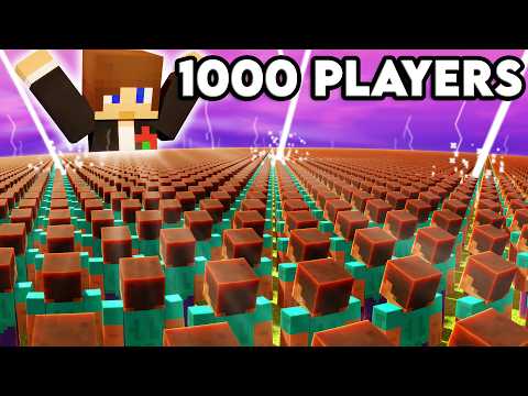 INSANE 1000 Player Simon Says in Minecraft!!!