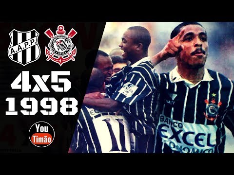 Gols Ponte Preta 4x5 Corinthians | Campeonato Brasileiro | 19/09/1998