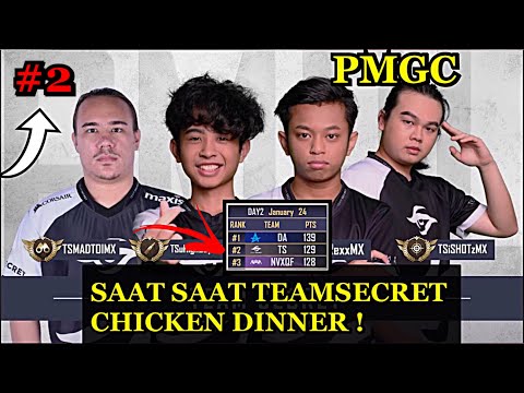 TEAM SECRET mengganas !! WWCD ‼️final day 2 . last map terbaik 👍 pubgmobile global championship