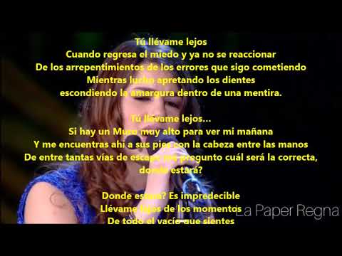 Portami via (Llevame lejos) Federica Carta Ft Fabrizio Moro  Letra en Español