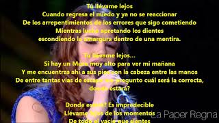 Portami via (Llevame lejos) Federica Carta Ft Fabrizio Moro  Lyrics Español