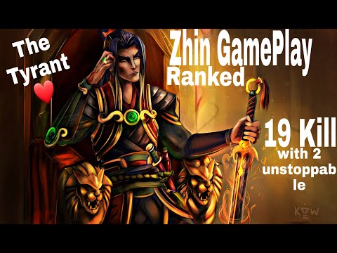 Zhin Ranked Gameplay with 19 killing blows