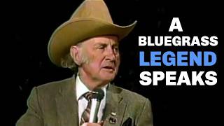 Bill Monroe Speaks, A Conversation with David Holt