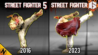 Street Fighter 6 vs Street Fighter 5 | Direct Comparison