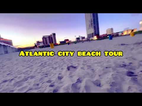 Atlantic City beach Tour (before you visit the Ac must watch this video)