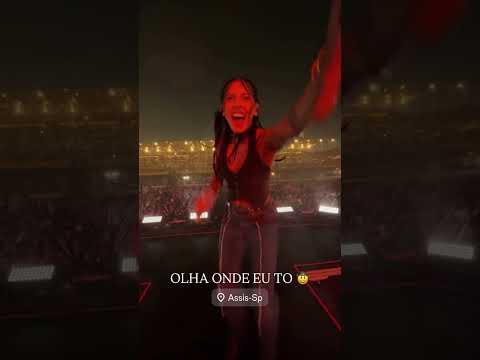 Ana Castela se apresentou em Assis, no interior de São Paulo, no domingo (23)