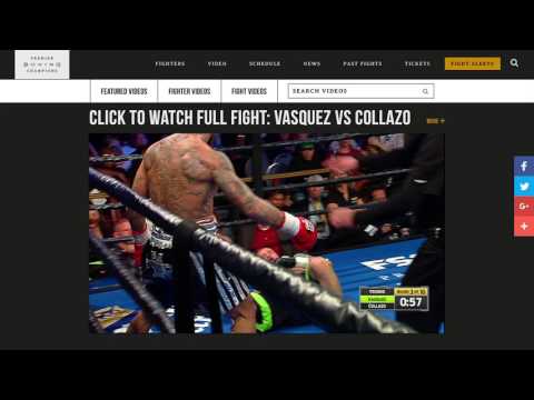 Vasquez vs Collazo FULL FIGHT PREVIEW: February 2, 2017 - PBC on FS1