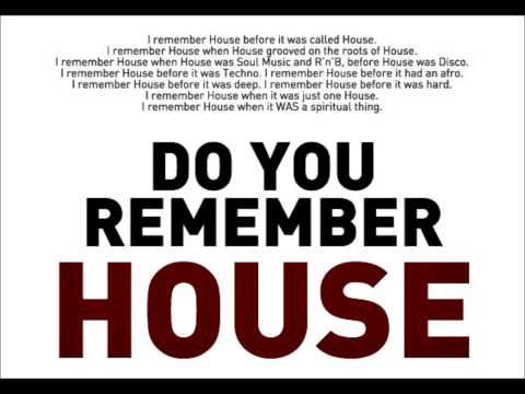 Blaze Ft Palmer Brown  "Do You Remember House?" (Azzido Da Bass Tech Drops)