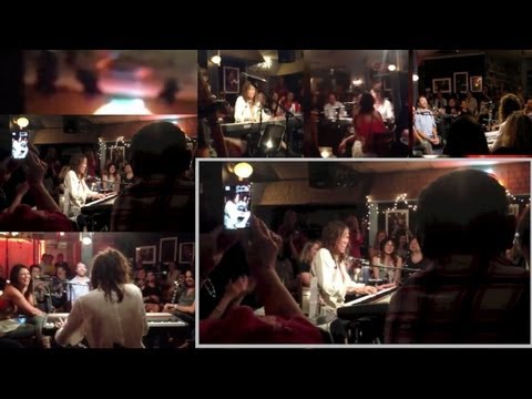 Camera Crowd - Steven Tyler at the Bluebird Cafe "Dream On"