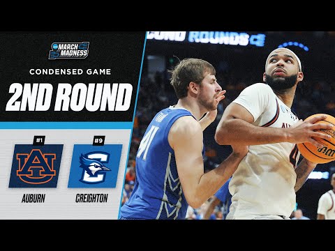 Auburn vs. Creighton - Second round NCAA tournament extended highlights
