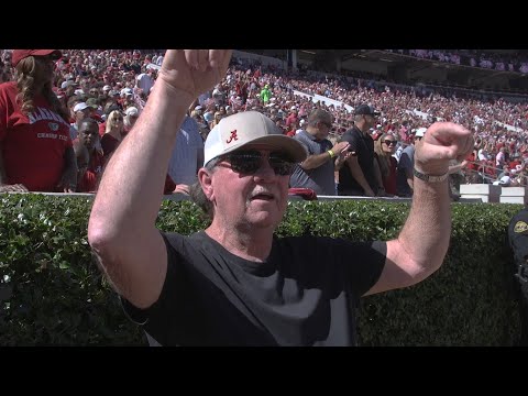 'Dixieland Delight' writer hears song at Alabama's Bryant-Denny Stadium for 1st time
