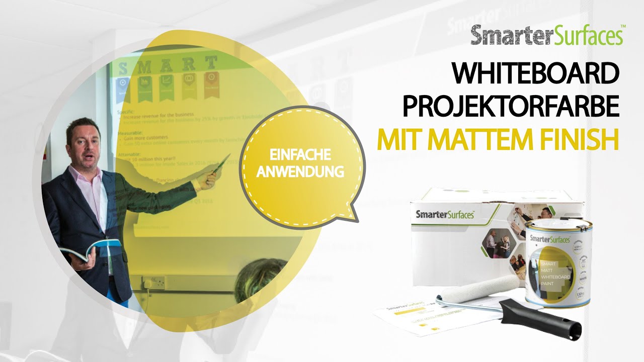 Halbmatte Projektor- und Whiteboard-Farbe