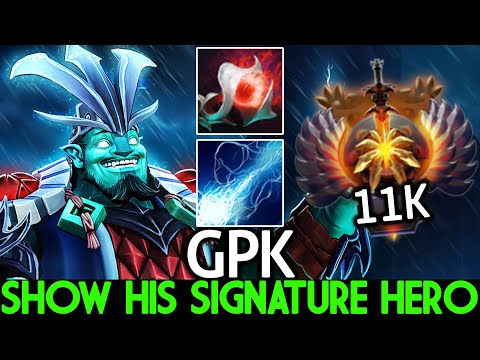 GPK [Storm Spirit] 11k MMR Mid Player Show His Signature Hero Dota 2