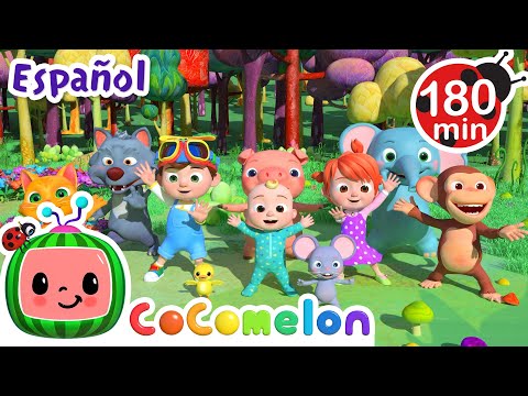 El baile de los animales 🐒 | Canciones Infantiles | Caricaturas para bebés | CoComelon en Español