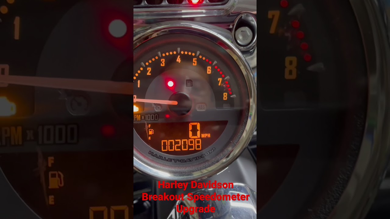 Harley Davidson Breakout Speedometer Upgrade