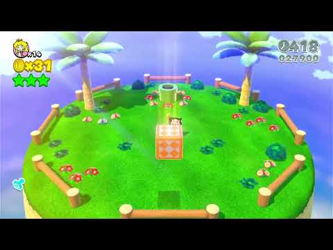 Super Mario 3d World (WiiU) 5-1 100% Speedrun in 141