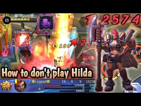 How to don't play Hilda😉 Hilda Full AD - Best Build Ever | Mobile Legends: Bang Bang