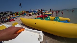 ВЫХОДНОЙ АНШЛАГ В КИРИЛЛОВКЕ и ЦЕНЫ ПОПУЛЯРНОГО ПЛЯЖА САНАТОРНЫЙ/КИРИЛЛОВКА ОТДЫХ 2018/АЗОВСКОЕ МОРЕ