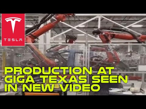 Tesla Cybertruck production at Giga Texas seen in new leaked video