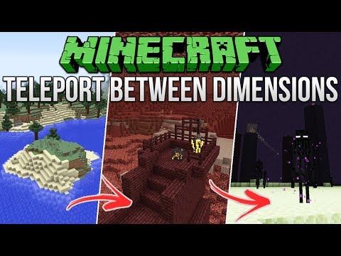 Minecraft: How To Teleport Between Dimensions Tutorial