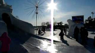 preview picture of video 'Russian winter tour 2010. Blagoveshensk attraction'