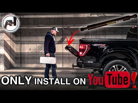 TAILGATE ASSIST INSTALL ON 2021 F150 | DEEZEE tailgate assist 2015-2021: step by step install.