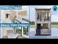 Two Storey House Design 3x9m (27sqm)