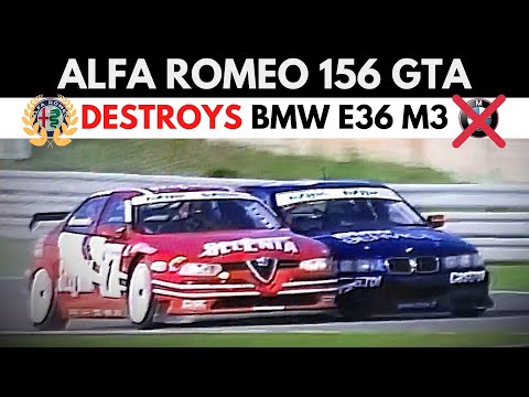 Alfa Romeo 156 GTA Destroys BMW M3 || ISC 1999