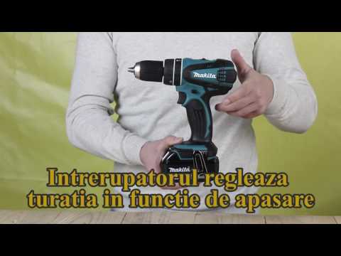 Bormasina cu 2 acumulatori Makita DHP456RFJ - AtelierulTau.ro - WunderHaff