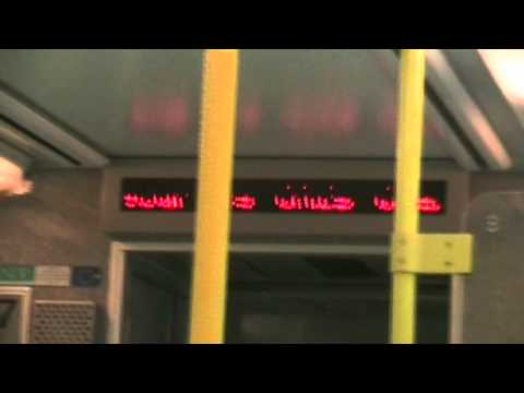 Interior of 8500 class Irish Rail Dart in North Dublin