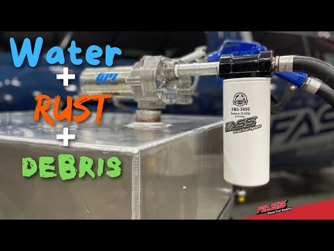 What's hiding in your transfer tank fuel? FASS Fuel Systems Transfer Tank Filter