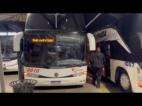 Movimento de ônibus no graal Buenos Aires em Registro / SP￼