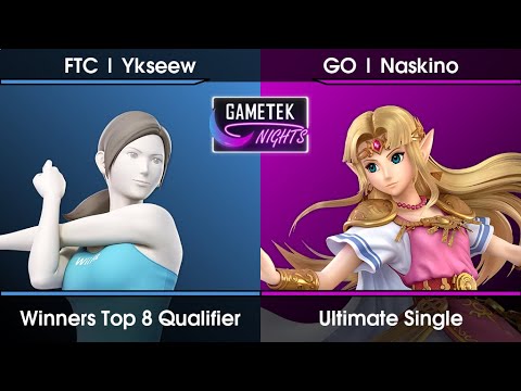Gametek Night 2023.13 - Ykseew (Wii Fit Trainer) Vs. Naskino (Zelda) SSBU Ultimate Tournament