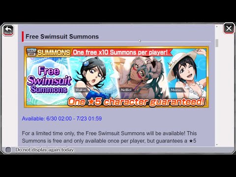 Free 5 Star Swim Suit Guaranteed Multi Summon Bleach Brave Souls