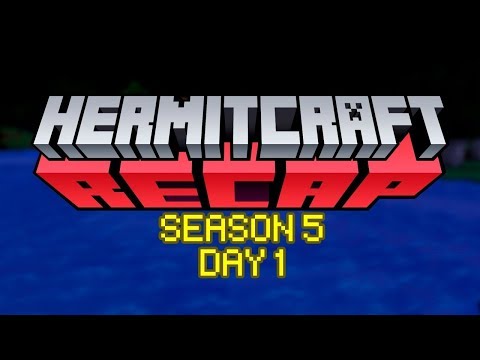 Hermitcraft Recap Season 5 - DAY 1 RECAP!