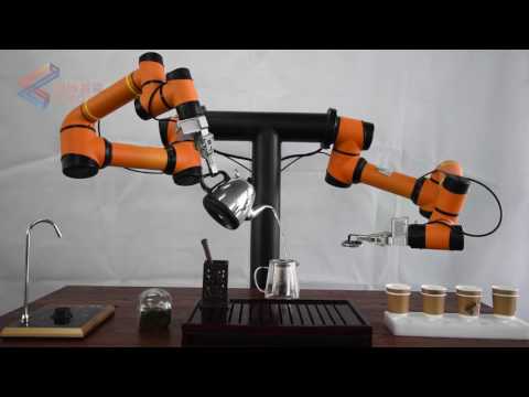 Chinese Tea Art - AUBO i5 Dual-Arm Robot
