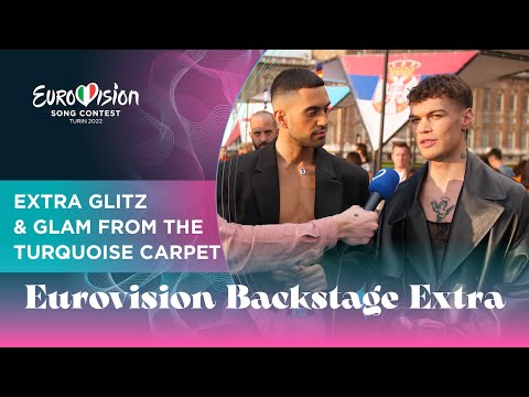 Eurovision Backstage Extra: All the Glitz & Glam of the Turquoise Carpet - Eurovision News 2022