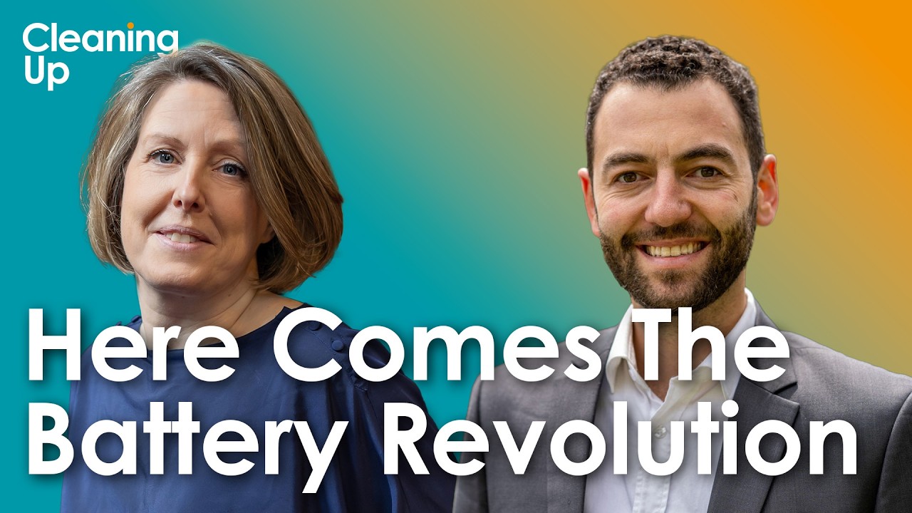 Alex Shoer of GridVest discussing battery storage on the Cleaning Up podcast