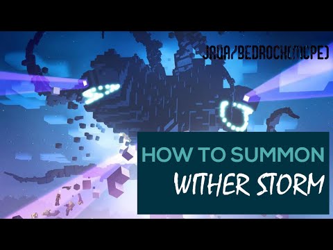 CelestialTide Insights - How to summon a Wither Storm like @SenpaiSpider in Minecraft Java/Bedrock(MCPE) | Full Tutorial