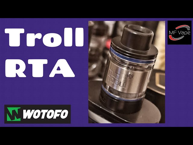 Retro Goodness - The Troll RTA by Wotofo - Review, build & wick