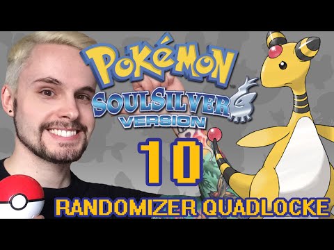 Pokémon SoulSilver Randomizer Quadlocke Part 10 - Amphor-ocious!