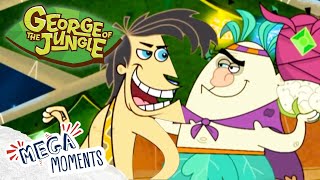 The Great Battle Against Vegetables! 🌽🥕 | George of the Jungle | Full Episode | Mega Moments