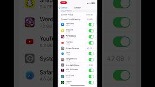 How to prevent certain apps from using cellular data. #shorts #tutorial #settings #howto #apps #zook