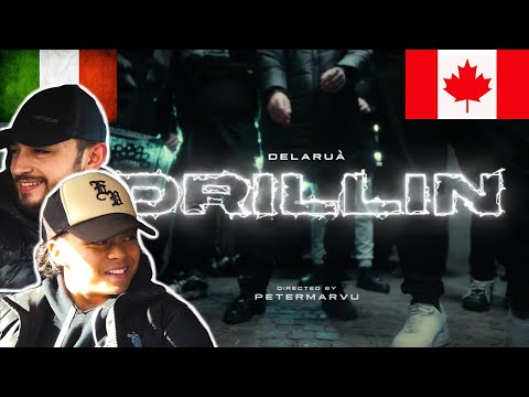 CANADIANS REACT TO ITALIAN DRILL - DELARUÀ - DRILLIN’ (prod. Adam11)