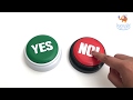 Yes And No Sound Buttons Fun Play Buttons Bigsmall In