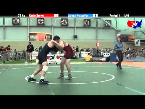 Kevin Brown vs. James Frascella at 2013 ASICS University Nationals - FS