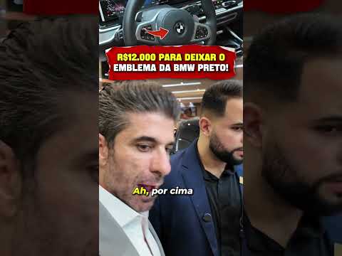 Ele Gastou R$12.000 Para Deixar o Emblema da BMW Preto! #tcar #tcarimports #carros #motos #carro