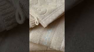 Pip Studio bavlněný froté ručník na ruce Jasmine Jacquard pískový 30x50 cm