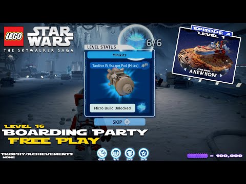 Lego Star Wars The Skywalker Saga: Lvl 16 Boarding Party FREE PLAY - HTG