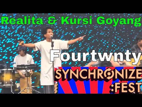 Goyang Wak !!!!  Realita & Kursi Goyang - Fourtwnty at Synchronize Fest 2022 Jakarta